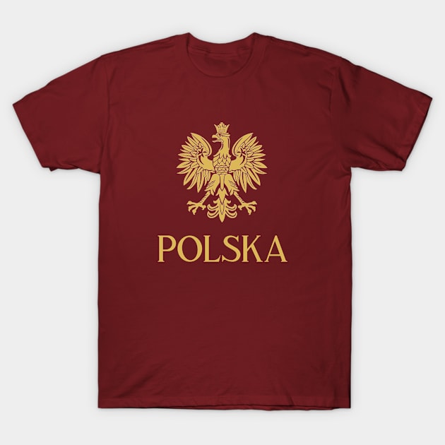 Polska Gold T-Shirt by VRedBaller